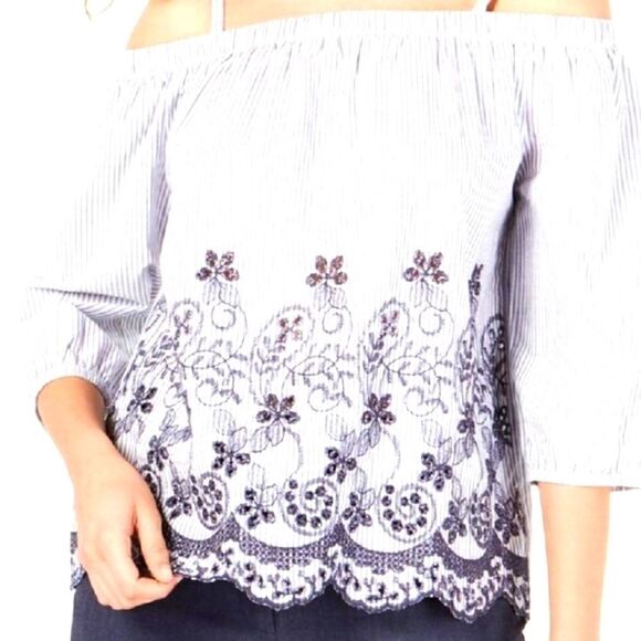 NWT BCX Off The Shoulder Top Size Small - Picture 1 of 6